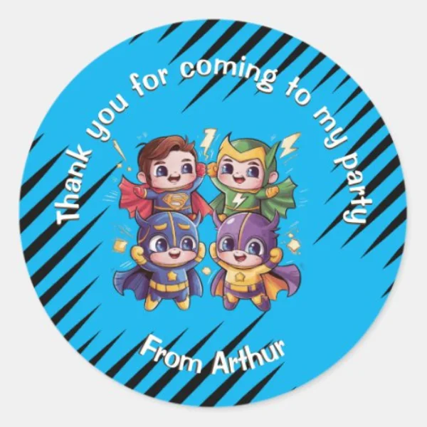 Superheroe stickers