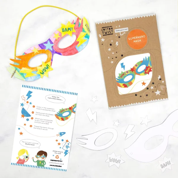 paint you own super hero eye mask kit