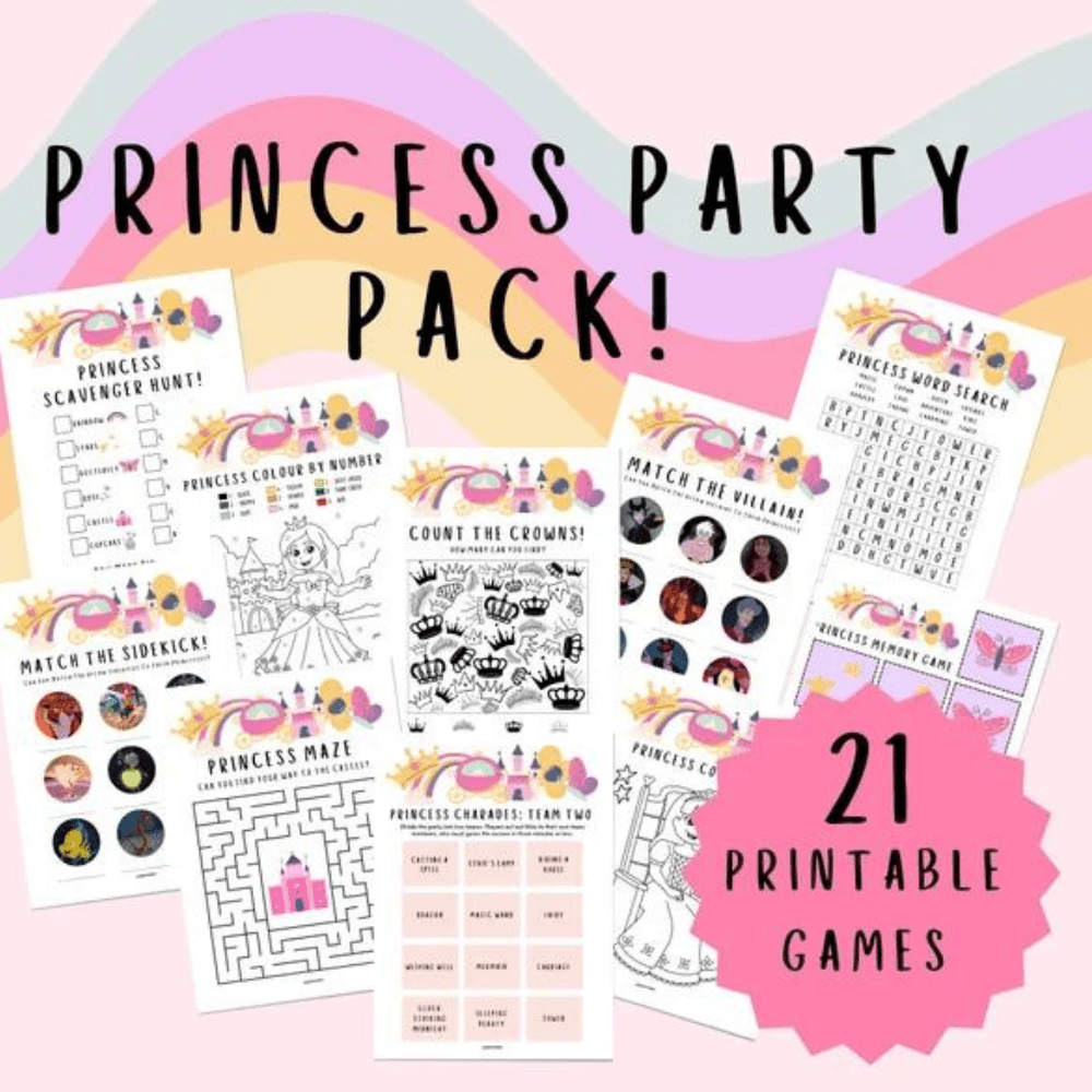 games for a prince and princess party
