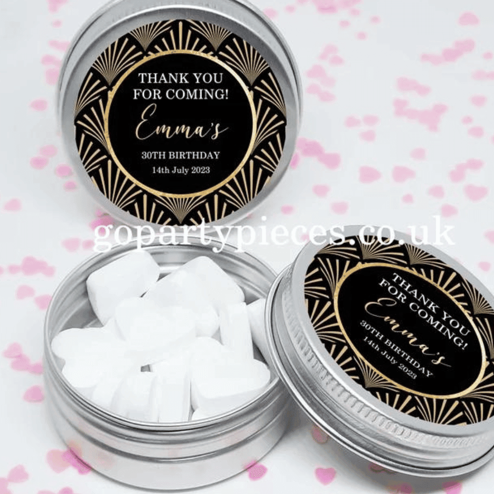 personalised mint tins