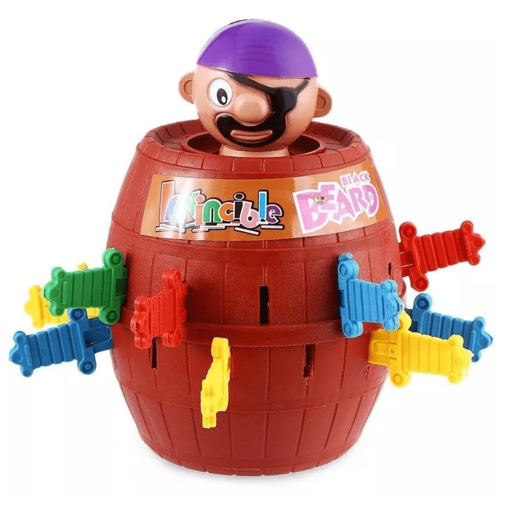 LARGE PIRATE BARREL JUMPING GAME
