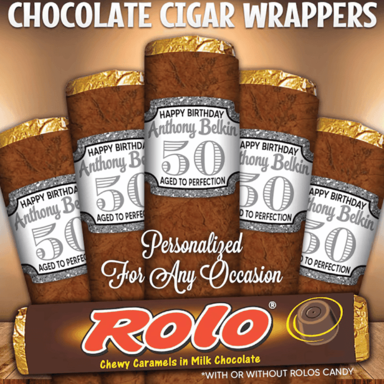 Chocolate Cigars Party Favors