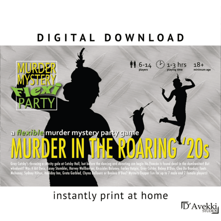 printable murder mystery game roaring 20s theme