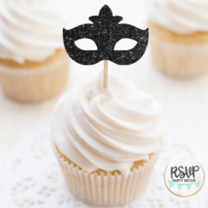 Masquerade Mask Cupcake Toppers