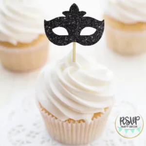 Masquerade Mask Cupcake Toppers