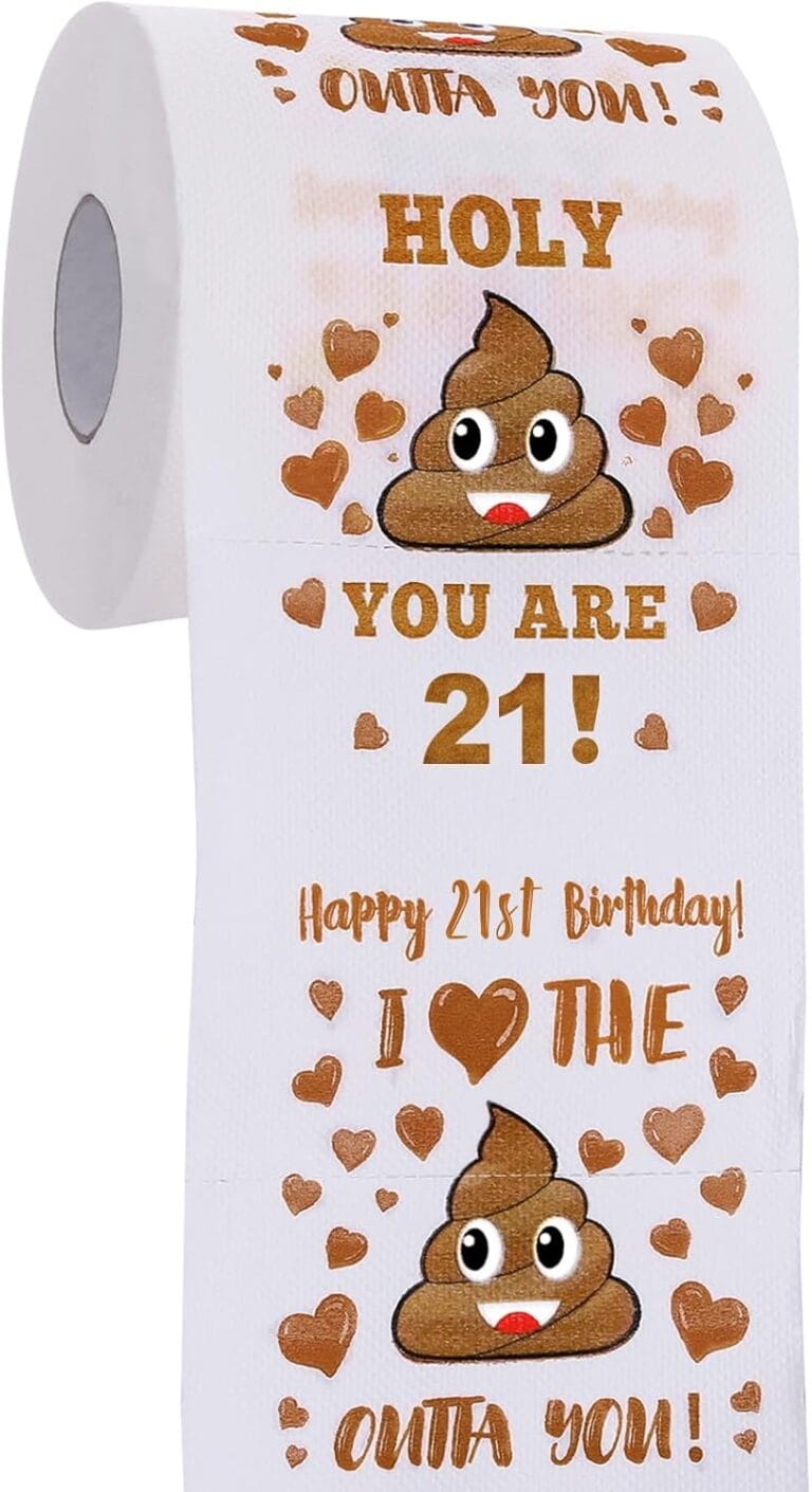 funny novelty loo roll for 21st
