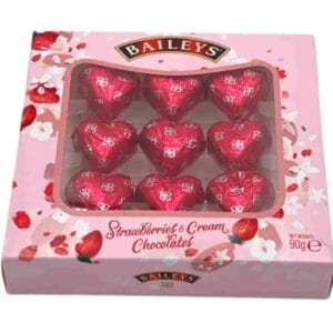 Baileys Strawberry and Cream Hearts 90g Gift Box