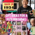 A selection of gifts for a 90 year old