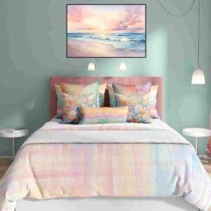 Pastel bedding