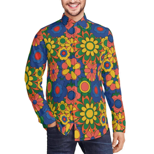 70's style man's shirt