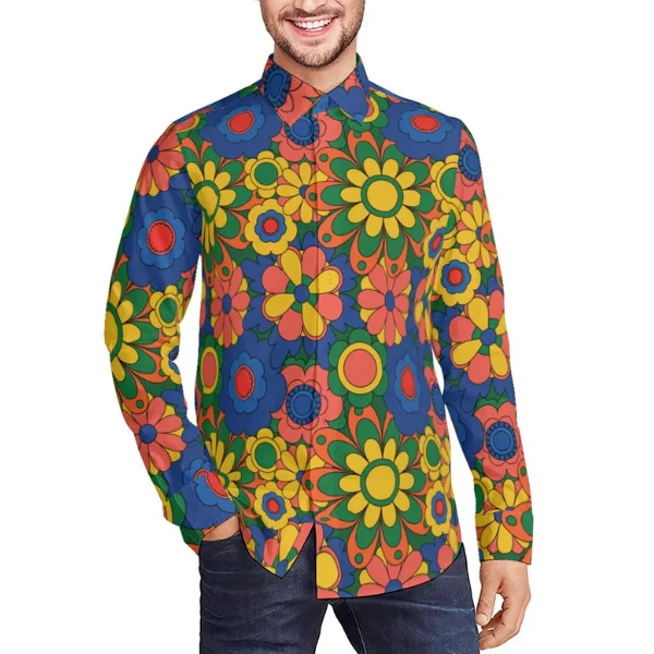 70's style man's shirt
