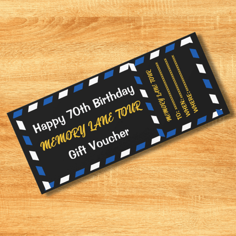 Home made gift voucher