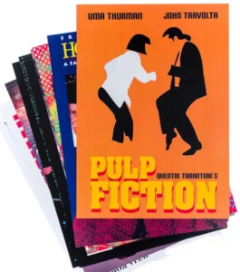 Pack of Ten 90s Film and TV Posters, A4 Size