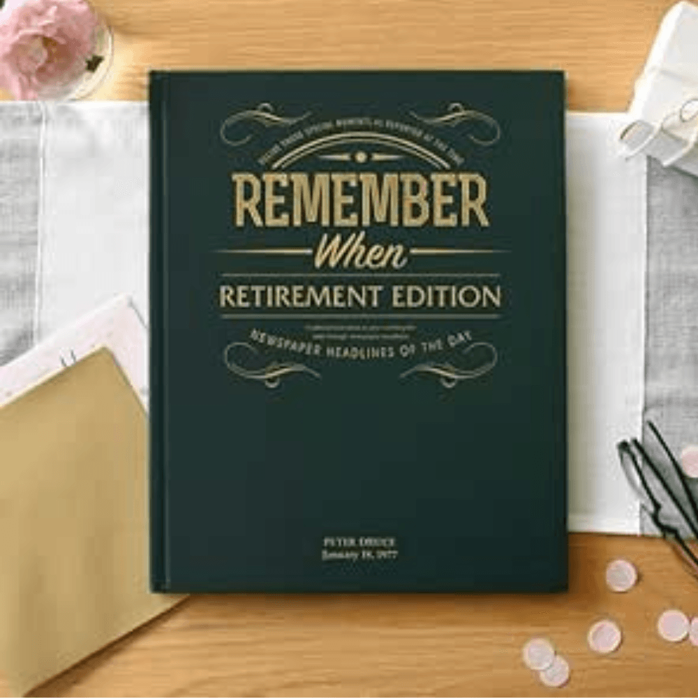 Historic Newspapers - Personalised Birthday Newspaper Book - UK Headlines of YOUR Day
