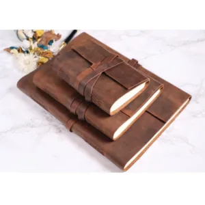 Personalised Handmade Leather Journal
