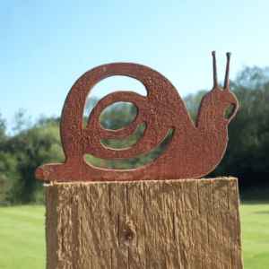 Rusty Metal SNAIL Garden Ornament