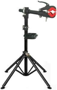 TMZ Foldable Heavy Duty Bike Bicycle Maintenance Mechanic Repair Folding Work Stand Mountain Tool,Hold up to 30KG, Adjustable Height 108-190 cm