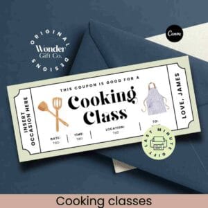 cooking class gift for 21st