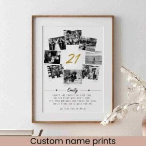 Twenty One Keepsake Gift