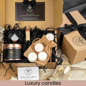 Jo Malone Inspired Scented Candle Gift Box: Soy Wax Candles