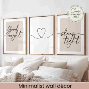 Bedroom Wall Art, Good Night
