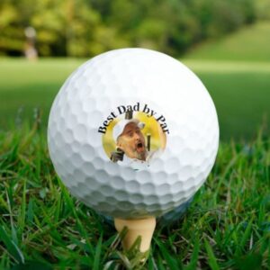 golf ball with photo on it