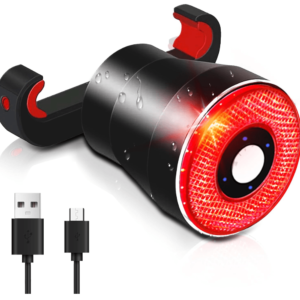 BUYFIRE ultra Bright Smart Bike Tail Light,USB Rechargeable Brake Sensing Bicycle Light,High Intensity Rear LED Accessories Fits On Any Road Bikes.Easy to Install for Cycling Safety Taillights