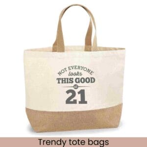 21st Birthday, 21st Birthday Idea, 21st Birthday Bag, Tote