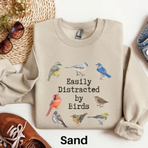 Easily Distracted By Birds Sweater