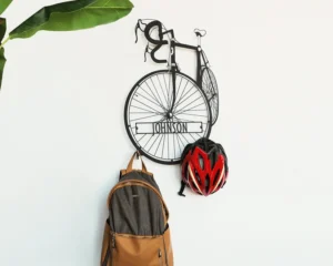 Custom Metal Bicycle Helmet Holder