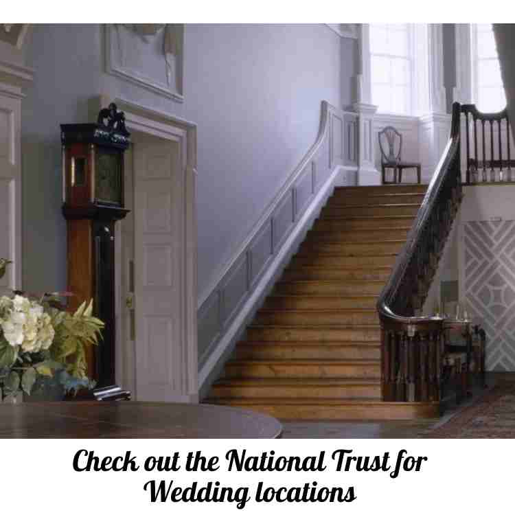 rococo wedding venue at National trust property