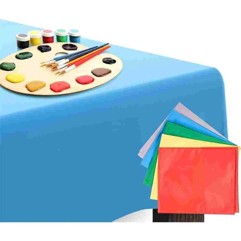 5 Plastic Paint Splash Mats for Table & Floor