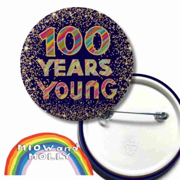 100th birthday badge