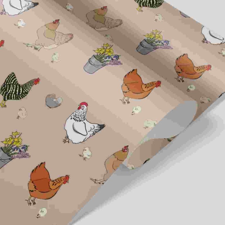 Chicken and Egg Wrapping Paper