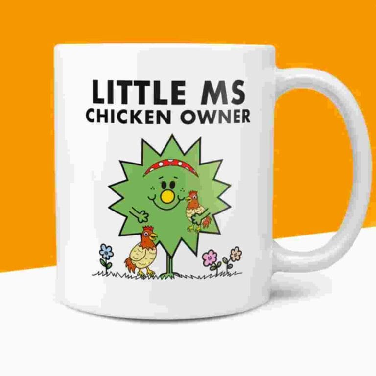 Novelty Little Ms CHICKEN OWNER Mug Funny Women's Miss Ladies Gift Secret Santa Present Unique Rude Ceramic Novelty Birthday Christmas 10oz