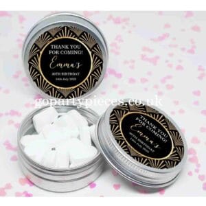 mint tins - 1920's party favors