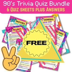 90s themed trivia quiz