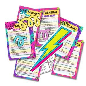party quiz for 1990s style