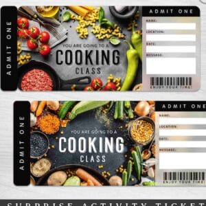 Digital Cooking Class Surprise Ticket