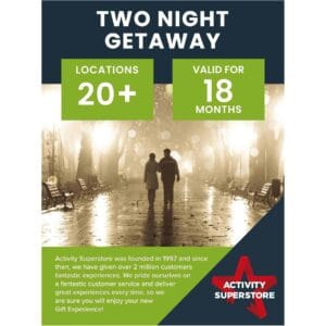 Activity Superstore Two Night Getaway Gift Experience Voucher