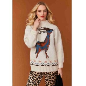 Cream Cashmere & Wool Blend Christmas Jumper