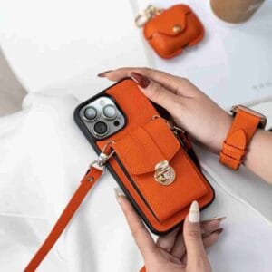 Personalized Epsom Leather iPhone Wallet Case