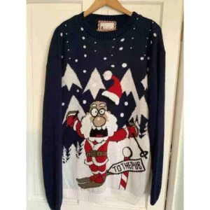 preoened Christmas jumper