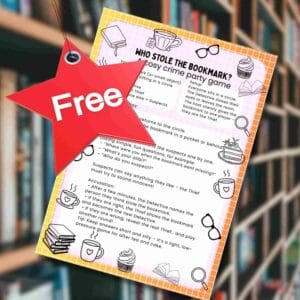 a free printable bookclub party game